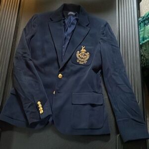 Polo Ralph Lauren Navy Blue Blazer- Size 10